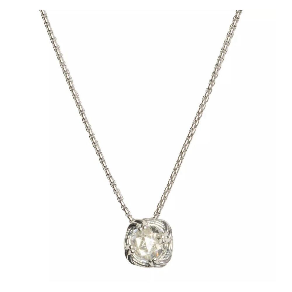 Peter Thomas Roth Sterling Silver Topaz Necklace (1 ct.)Luxury Designer Chic NEW
